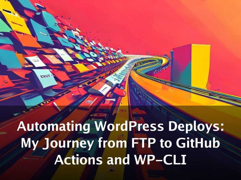 Automating WordPress Deploys: My Journey from FTP to GitHub Actions and WP-CLI