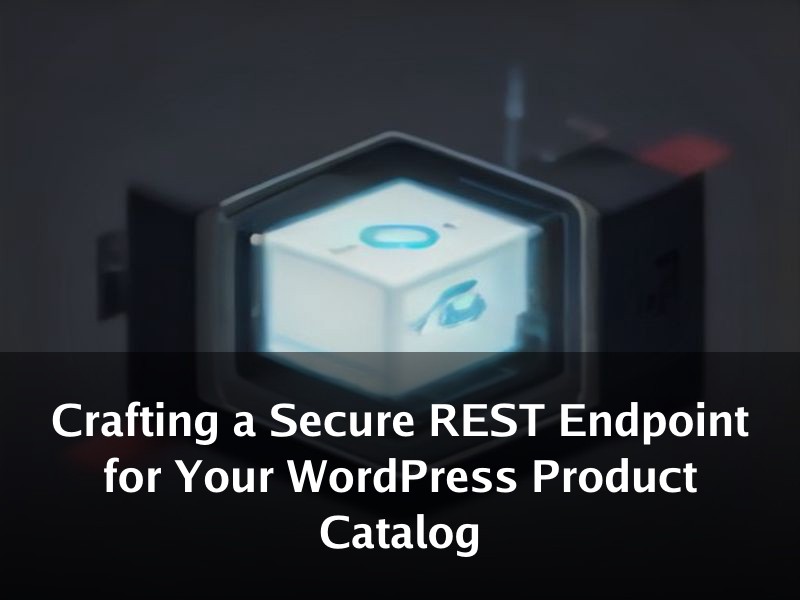 Crafting a Secure REST Endpoint for Your WordPress Product Catalog