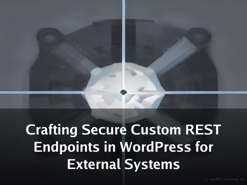 Crafting Secure Custom REST Endpoints in WordPress for External Systems