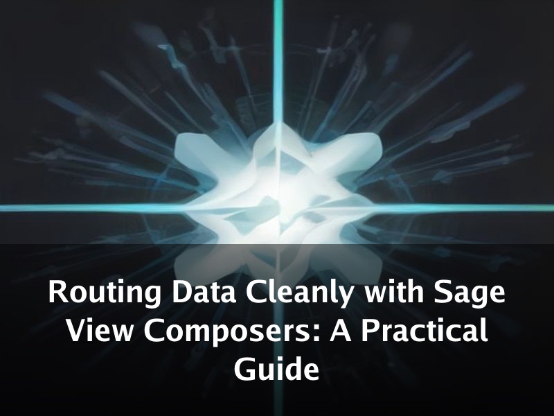 Routing Data Cleanly with Sage View Composers: A Practical Guide