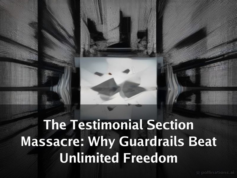 The Testimonial Section Massacre: Why Guardrails Beat Unlimited Freedom