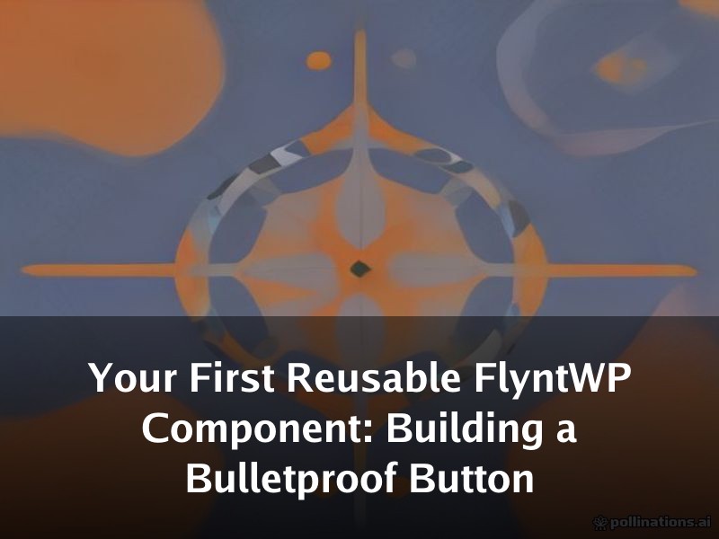 Your First Reusable FlyntWP Component: Building a Bulletproof Button