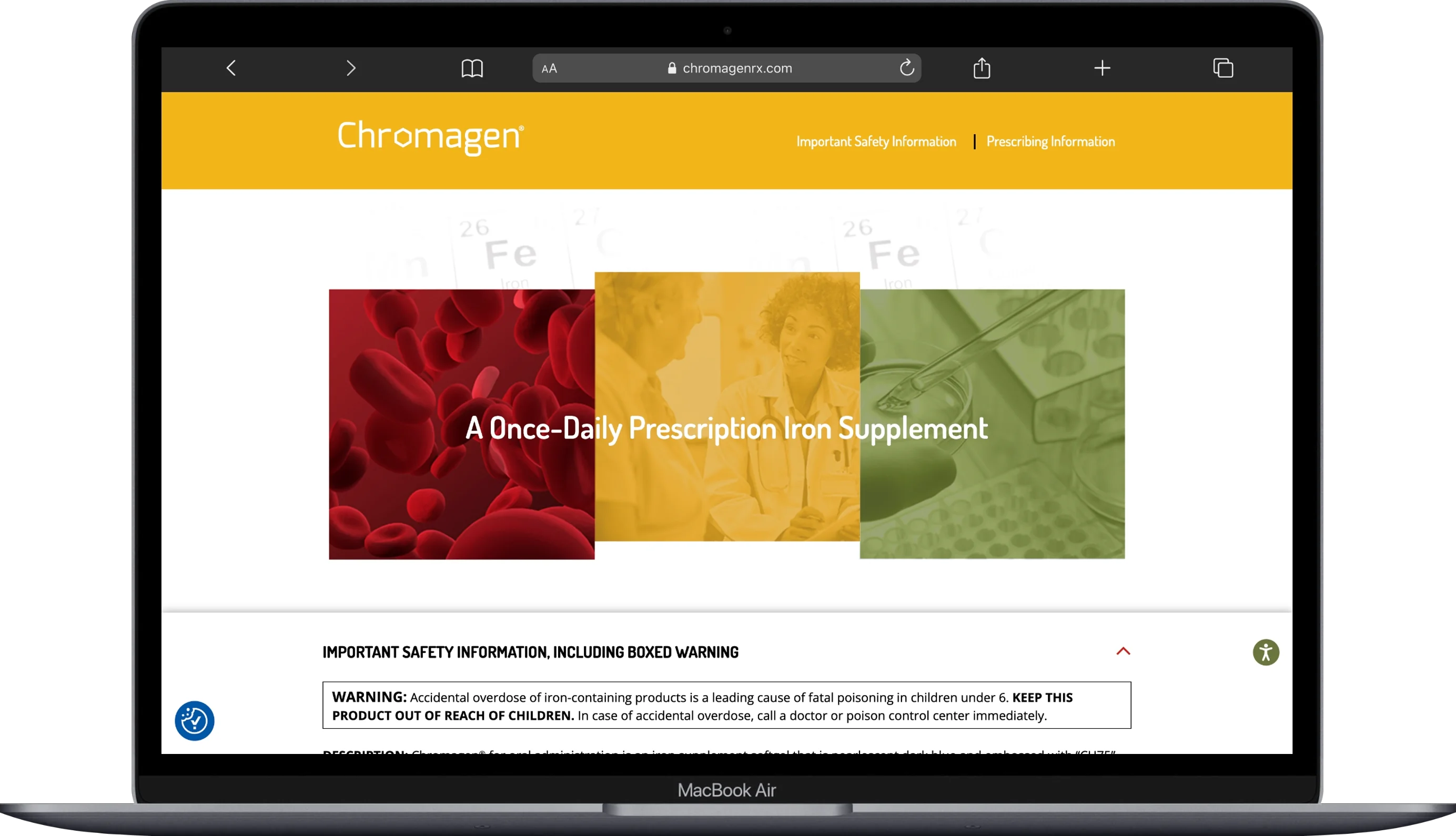 Chromagen Rx Macbook Mockup