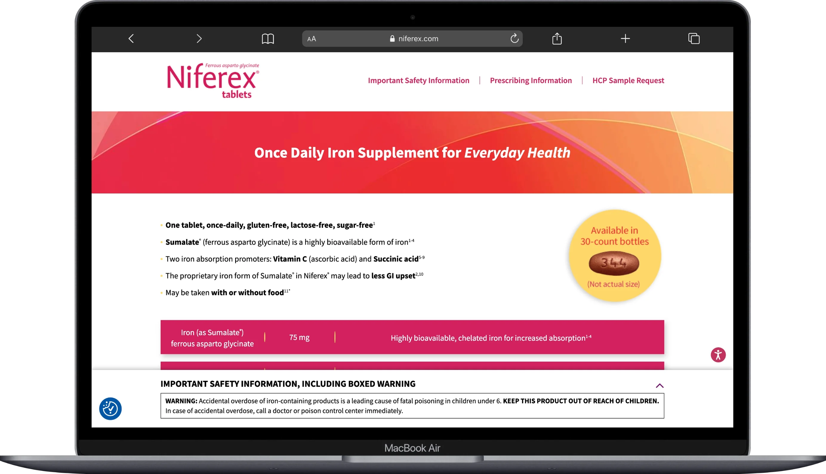 Niferex Macbook Mockup